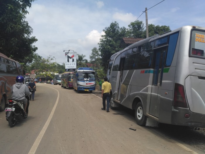 Jembatan Putrapinggan Ambles, Tarif Bus Jurusan Pangandaran Tetap Normal