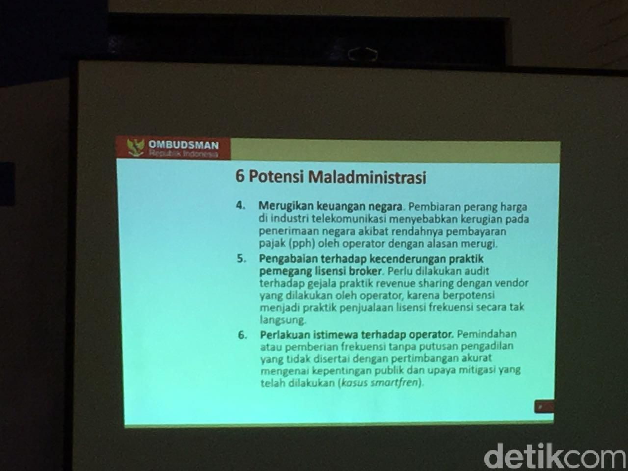 Ombudsman: Pak Jokowi, Revisi PP Telekomunikasi Cacat Prosedur