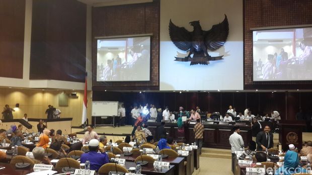 Paripurna DPD pemilihan pengganti Irman Gusman (Foto: Elza Astari R/detikcom)