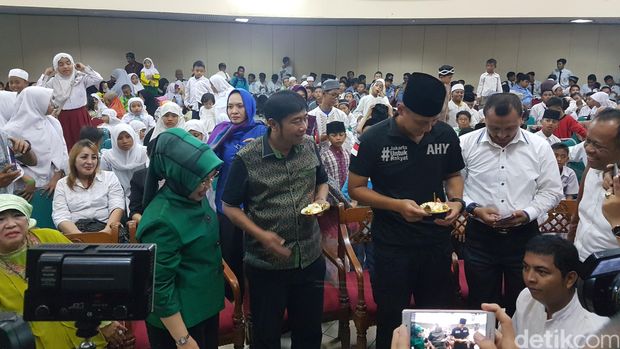 Lulung di acara Agus Yudhoyono dan Sylviana Murni (Foto: Yudhistira Amran Saleh/detikcom)