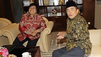 Siti Nurbaya menemui Ade Komarudin untuk berkonsultasi soal proses ratifikasi Paris Agreement on Climate Change.