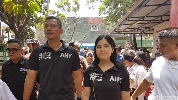 Agus Yudhoyono dan Annisa Pohan (Foto: Yudhistira Amran Saleh/detikcom)