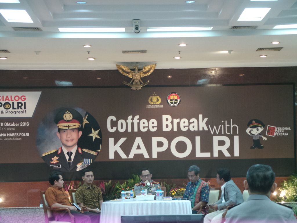  Kapolri Tito Karnavian dalam acara diskusi 
