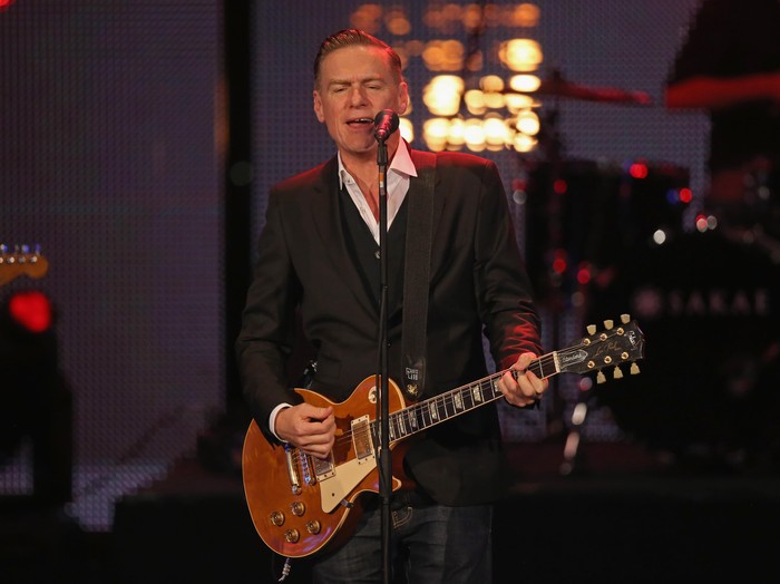 BERLIN, GERMANY - NOVEMBER 05:  (EXCLUSIVE ACCESS. PREMIUM RATES APPLY) Bryan Adams is seen on stage at the GQ Men of the year Award 2015 show (german: GQ Maenner des Jahres 2015) at Komische Oper on November 5, 2015 in Berlin, Germany.  (Photo by Sean Gallup/Getty Images for GQ)