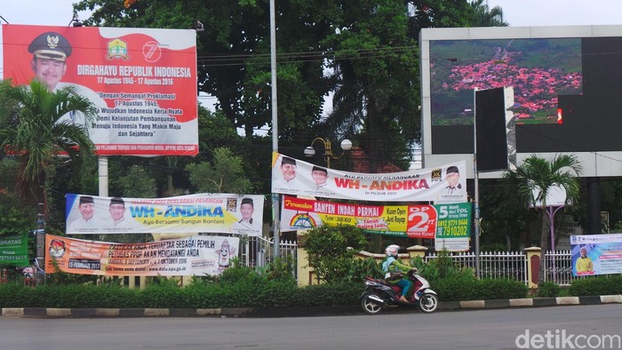 Bawaslu Banten Minta Alat Peraga Kampanye Diturunkan