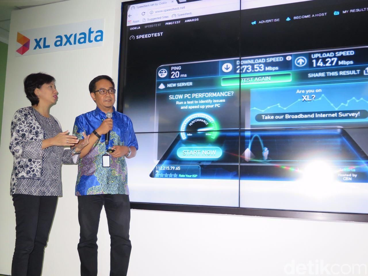 XL Gaet Ericsson dan Huawei Geber 4,5G di 4 Kota