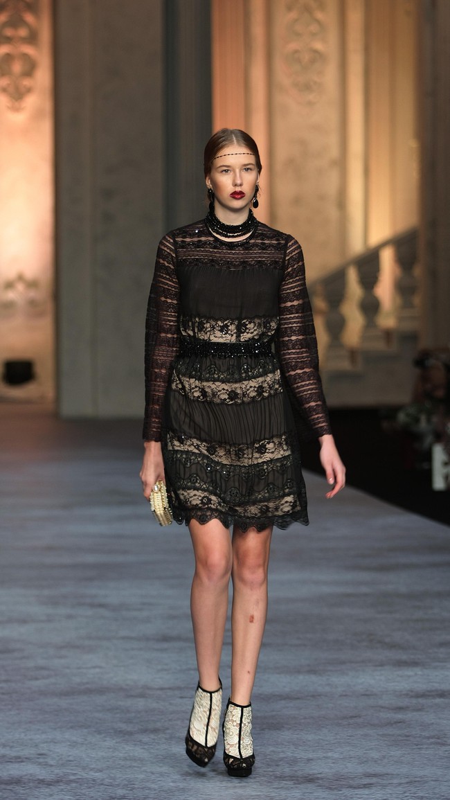 Koleksi terbaru dari brand Sebastian Red & Sebastian Sposa, dengan mengusung tema ARISTOCRAT bertempat di Ballroom The Ritz-Carlton Pasific Place. Jakarta. [Foto Mohammad Abduh/Wolipop]