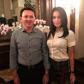 Ahok dan Sophia Latjuba
