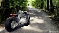 Motor itu disebut BMW Motorrad Vision Next 100. Seperti namanya motor merupakan konsep yang ditawarkan BMW untuk masa depan. Motor diperlihatkan di Los Angeles, Amerika Serikat. Foto: BMW