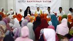Istri Wagub Djarot Rayakan Lebaran Yatim