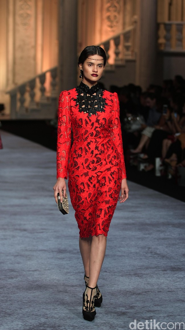 Koleksi terbaru dari brand Sebastian Red & Sebastian Sposa, dengan mengusung tema ARISTOCRAT bertempat di Ballroom The Ritz-Carlton Pasific Place. Jakarta. [Foto Mohammad Abduh/Wolipop]