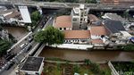 Penampakan Kali Krukut yang Sebabkan Banjir di Kemang
