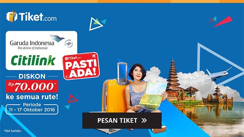 Cari Tiket Garuda Indonesia dan Citilink Gampang, Coba di Sini!