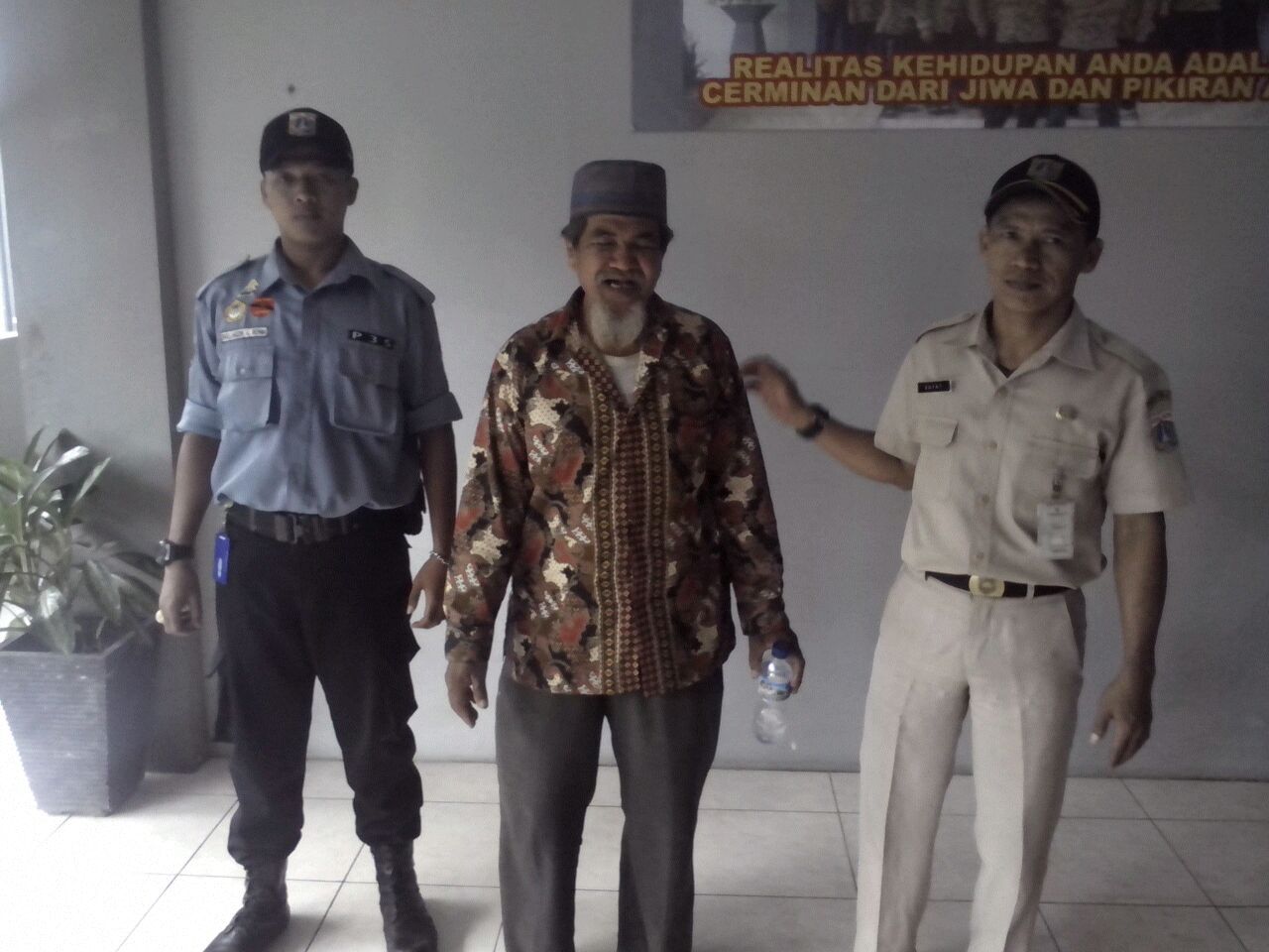 Pengemis Muklis (64) yang ditangkap Dinsos Jaksel di Kebayoran Baru