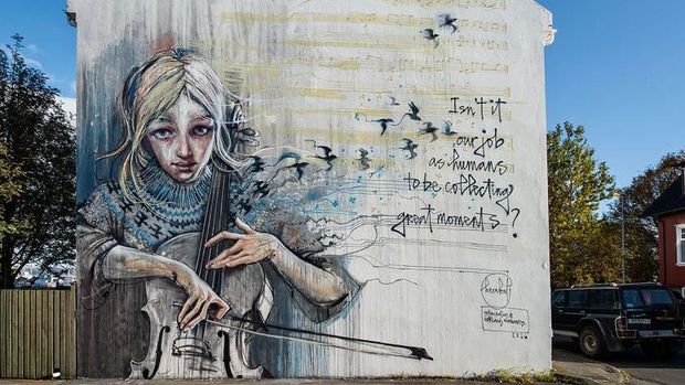 Intip Mural-mural Cantik di Reykjavik