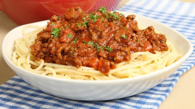  Resep  Spaghetti  Bolognese  untuk si Kecil ala Thalita Latief