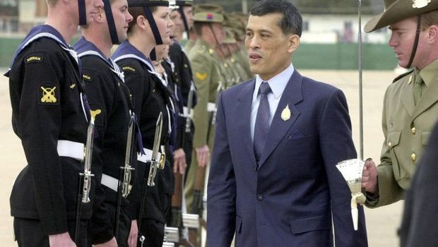 Vajiralongkorn saat berkunjung ke Canberra, Australia tahun 2003 (AFP PHOTO/NEWS LTD/JOHN FEDER)