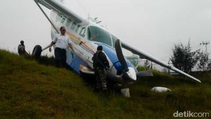 Kemenhub: Tak Ada Korban Pesawat Terjungkal, Runway Ilaga akan Diperpanjang