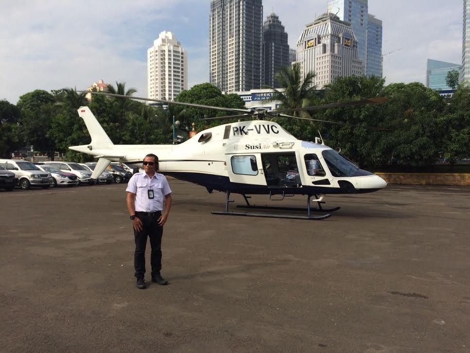 Beri Kuliah Umum di IPB, Susi ke Bogor Pakai Heli