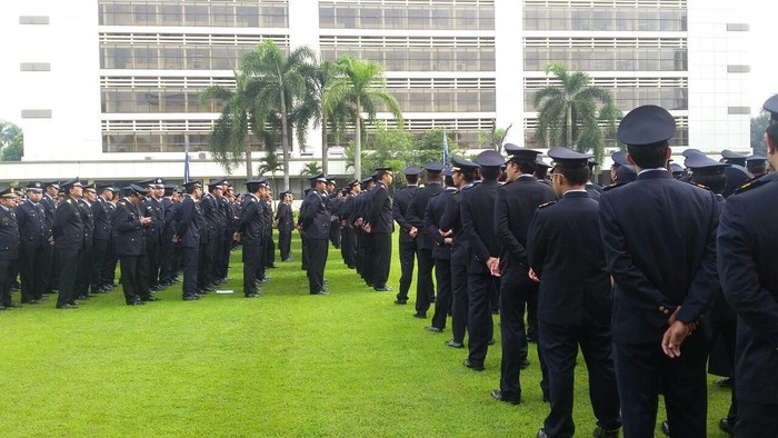 Sri Mulyani Pimpin Upacara Hari Bea dan Cukai ke-70