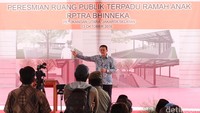 Dalam peresmian itu, Ahok mengungkapkan keinginannya untuk membahagiakan para lanjut usia (lansia) di Jakarta.