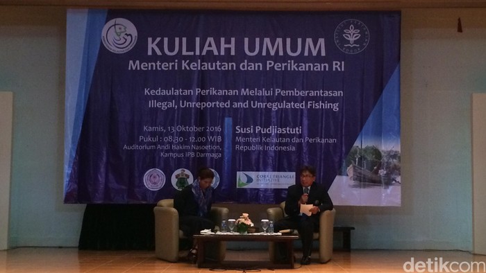 Kuliah Umum di IPB, Susi: Banyak Ilmuwan Serang Saya
