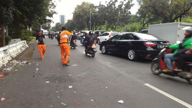 Pasca Demo Bubar, Lalin di Medan Merdeka dan Thamrin Lancar