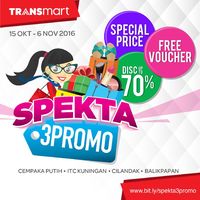 Belanja di Transmart Dapat Voucher Gratis Senilai Rp 50.000
