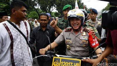 Kapolda Metro dan Pangdam Jaya Pantau Demo Ahok