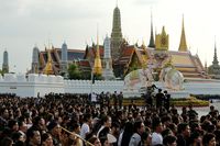 Grand Palace ditutup karena pemakaman kerajaan (Jorge Silva/Reuters)