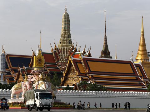 Grand Palace Bangkok yang akan menjadi persemayaman Raja Bhumibol