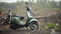 Desainnya diklaim Vespa elegan dan eksklusif tidak mengorbankan kenyamanan, sempurna untuk dibawa berkendara dalam kota maupun untuk perjalanan jarak jauh. Foto: Piaggio Indonesia