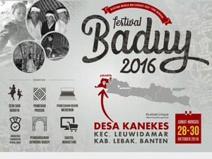 Banten akan Segera Menggelar Festival Baduy 2016