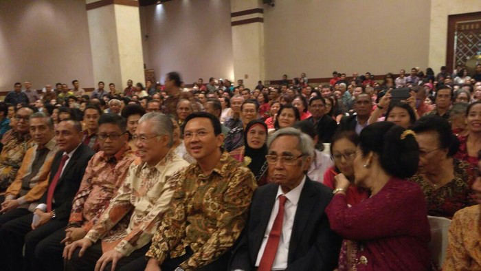 Ahok dan Petinggi PDIP Hadiri Ultah ke-80 Sabam Sirait