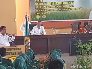 Beri Kuliah Umum, Mentan Minta Mahasiswa Pertanian Belajar dari Pengusaha