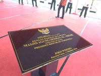 Oesman Sapta dan Pimpinan MPR Hadiri Peresmian Masjid Agung Oesman Al-Khair