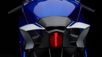 Bagian belakang Yamaha R6.