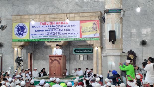 Foto: Anies-Sandiaga di Tebet (Rini/detikcom)