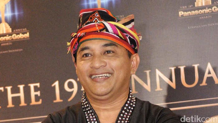 Jeremy Teti saat menghadiri acara Panasonic Gobel Award di Djakarta Theater, Jakpus, Jumat (14/10/2016). Noel/detikFoto