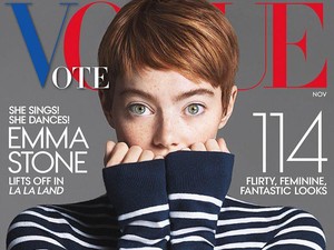 Emma Stone Pangkas Rambut Jadi Pixie di Vogue