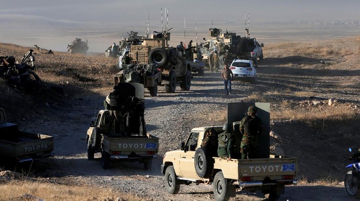 ISIS Eksekusi Mati 300 Mantan Polisi Irak di Dekat Mosul