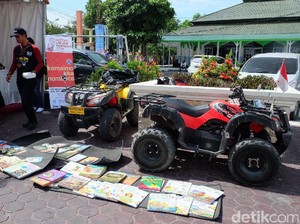 Demi Festival Literasi Indonesia, Armada Pustaka Tempuh 600 Km Naik ATV