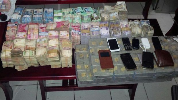 Barang bukti yang diamankan pihak kepolisian