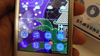 Samsung Z2 mengusung layar seluas 4 inch dengan resolusi 800x480 pixel. Foto: yud/detikcom