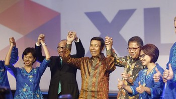 Perayaan ultah XL ini dihadiri oleh Presiden Direktur XL Dian Siswarini, Menkopolhukam Wiranto, Menkominfo Rudiantara dan Komisaris Utama Chatib Basri yang didampingi oleh jajaran direksi XL. Foto: detikINET/Rachman Hariyanto