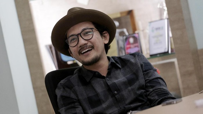 Sandy Canester saat berkunjung ke kantor detikcom
