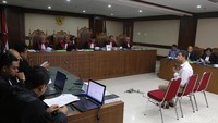 Slamet Wibowo memberikan kesaksian.