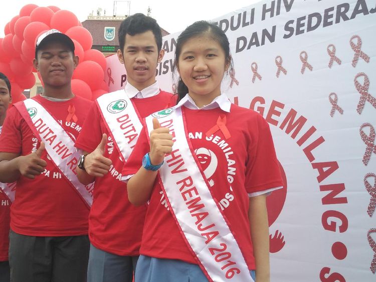 Meriahnya Kampanye Peduli HIV-AIDS Bagi Pelajar SMA di Batam