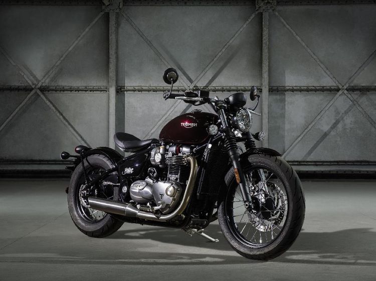 Si Retro Triumph Bonneville Bobber