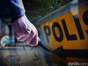 Pria di Makassar Membabi Buta Bacok Kakak Tiri, Pelaku Ditangkap